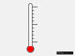 Blank Thermometer Clip art, Icon and SVG - SVG Clipart