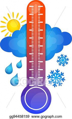 EPS Illustration - Symbol of temperature change. Vector ...