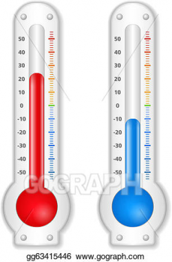 Vector Art - Thermometers. Clipart Drawing gg63415446 - GoGraph