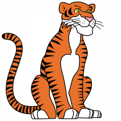Download Cartoon Tiger Clipart Clipart PNG Free | FreePngClipart