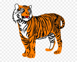 Animated Tiger Clip Art N4 - Tiger Clipart, HD Png Download ...