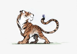 Hand-painted Tiger, Tiger Clipart, Tiger Illustration ...