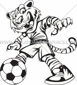 Tiger Kick | Production Ready Artwork for T-Shirt Printing