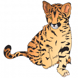 Wonderful clip art of animals that live in a zoo.: Tiger Cub | Zoo ...