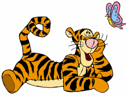 Tiger clipart tigger - Pencil and in color tiger clipart tigger
