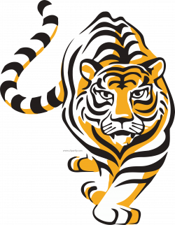 Walking Wild Tiger Clipart Png - Clipartly.comClipartly.com
