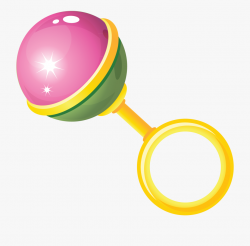 Toy Baby Rattle Clip Art - Transparent Background Baby Toy ...