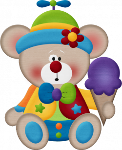 aw_circus_bear 10.png | Bears, Clip art and Bottle cap images