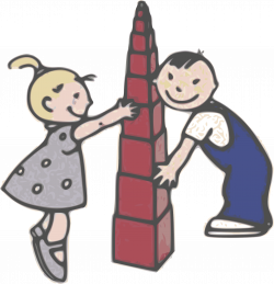 Clipart - Kids Play With Tower (giancarlo.vecchio)