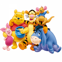 Winnie Pooh Y Sus Amigos Festejando El D Clipart | Pooh | Pinterest ...