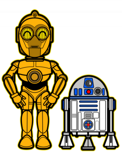 Kawaii C3-PO and R2-D2 | A Long Time Ago In A Galaxy Far Away ...