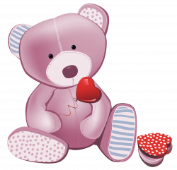 Pink Teddy PNG Clipart | Gallery Yopriceville - High-Quality Images ...