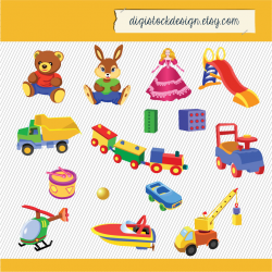 Small Toys Clipart