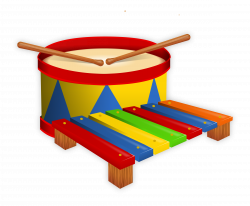 Clipart - Beat the drum