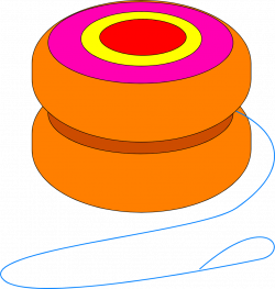 Yo-yo | Free Stock Photo | Illustration of an orange yo-yo | # 7899