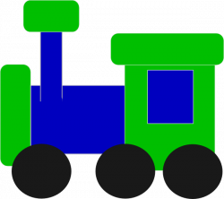 Blue And Green Train Clip Art at Clker.com - vector clip art online ...