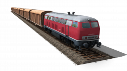 Train Rail transport Desktop Wallpaper Clip art - cargo 3840*2160 ...