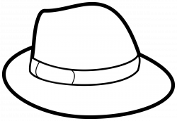 Fedora hat clipart - Clipart Collection | Brown fedora hat clip art ...