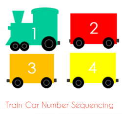 free printable train car number sequencing toddler activity ...