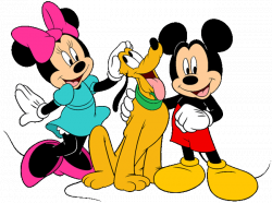 Mickey, Minnie and Pluto Clip Art 2 | Disney Clip Art Galore
