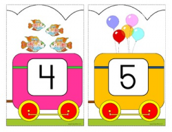 Number Train Wall Decor 1-20