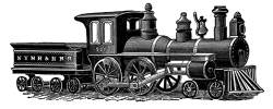 28+ Collection of Vintage Train Drawing | High quality, free ...