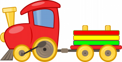 Toy train Clip art - Cartoon red tractor 1920*988 transprent Png ...