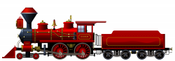 Red Locomotive PNG Clipart - Best WEB Clipart