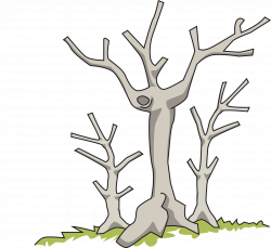 Clipart - Dead trees