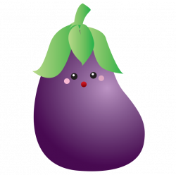 Fruit Vegetable Pumpkin Food - Cute cartoon eggplant 794*790 ...