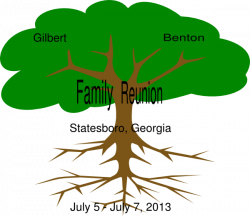 Gilbert Benton Family Reunion Clip Art at Clker.com - vector clip ...