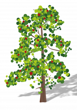Clipart - Tree with flowers