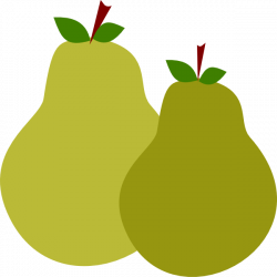 Pair Of Pears Clip Art at Clker.com - vector clip art online ...