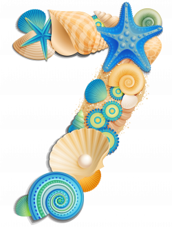 Transparent Number Seven Sea Style PNG Clipart Picture | Gallery ...