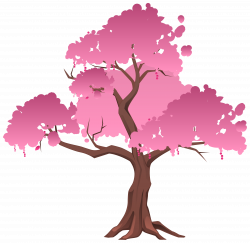 Pink Japanese Tree PNG Clipart Image | Gallery Yopriceville - High ...