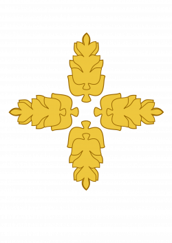Clipart - Golden Wheat Medallion