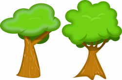 Clipart - soft trees