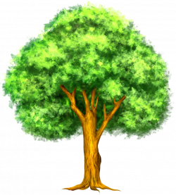 Green Painted Tree Clipart | Развивашки | Pinterest | Tree clipart ...