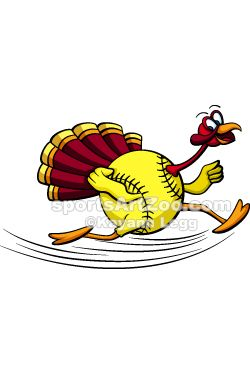 Thanksgiving Turkey Softball | Thanksgiving Designs & Items ...