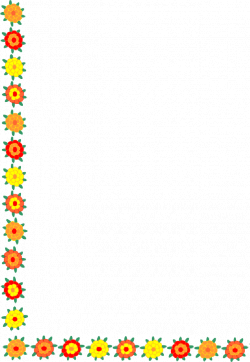 Yellow Flower Clipart border - Free Clipart on Dumielauxepices.net