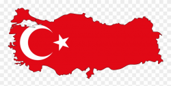 Country Flag Clip Art - Turkey Map Png Transparent Png ...
