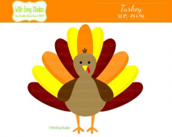 Turkey Digital Clipart - Turkey Clip Art - Thanksgiving ...