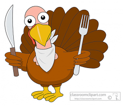 Screenshot of turkey clip art with a knife and fork ...