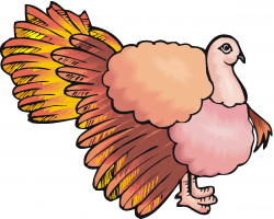 Pretty Turkey Clipart - Clip Art Library