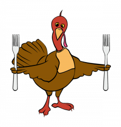 clip art thanksgiving turkey forks - Clip Art Library