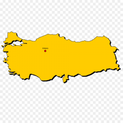 Turkey Cartoon clipart - Turkey, Map, Yellow, transparent ...