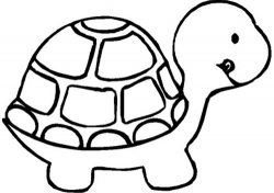 Turtle black and white clipart - WikiClipArt