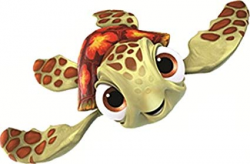 5 Inch Squirt Turtle Finding Nemo 2 Movie Removable Peel Self Stick Wall  Decal Sticker Art Bathroom Kids Room Walt Disney Pixar Home Decor Boys  Girls ...