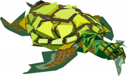 clipartist.net » Clip Art » sea turtle super duper SVG