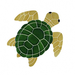 mosaic sea turtle images | turtle-mosaic-topview-medium ...